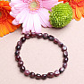 Garnet bracelet made of irregular stones