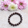 Garnet bracelet extra bead faceted