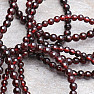 Garnet bracelet made of beads