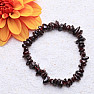 Garnet chopped bracelet