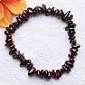 Garnet chopped bracelet