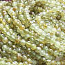 Garnet green bracelet extra AA quality cut beads