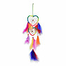 Rainbow hearts dream catcher