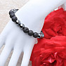 Lava stone men&#39;s bracelet with hematite