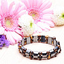 Hematite bracelet with tiger eye