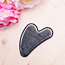 Gua sha made of hematite heart shape