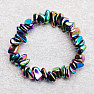 Hematite bracelet chopped titanium aura