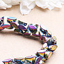 Hematite bracelet rainbow folded