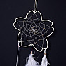 White Flower dream catcher