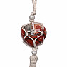 Feng Shui pendant Heart of red jasper