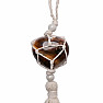 Feng Shui pendant Heart from tiger's eye