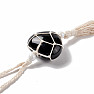 Feng Shui pendant Heart of black agate