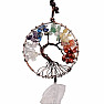 Feng Shui Tree of Life Chakra Pendant with semi-precious stones