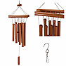 Chime bamboo 8 tubes light brown 58 cm