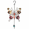 Metal chime Flower butterfly with four tubes