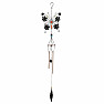 Metal chime Flower butterfly with four tubes