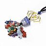 Feng Shui pendant of the Third Eye Chakra with lapis lazuli