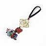 Feng Shui pendant Root Chakra with red jasper