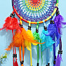 Dreamcatcher Seven Chakras 60 cm