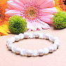 Howlit white with white ulexite beaded bracelet