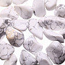 Howlite white (magnesite) tumbled