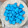 Howlite blue drummed