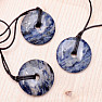 Sodalite donut with string