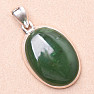 Jadeite jade pendant silver Ag 925 LOT24