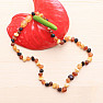 Amber round beads for children multicolor