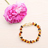 Amber bracelet for children extra polished multicolor