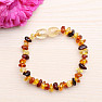 Amber bracelet for children extra polished multicolor