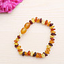 Amber bracelet for children extra satin multicolor