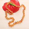 Amber natural necklace honey color