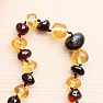 Amber natural necklace multicolor