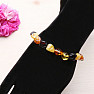 Amber bracelet flat multicolor