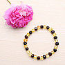 Amber natural bracelet beads multicolor