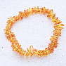 Chopped amber bracelet