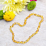 Amber beads for children extra polished golden honey pop-up closure