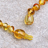 Amber beads for children extra polished golden honey pop-up closure