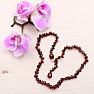 Amber beads for children extra polished color cherry