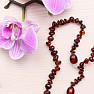 Amber beads for children extra polished color cherry