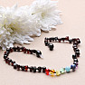 Amber beads for children polished in the color of chakra cherry