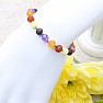 Amber multicolor bracelet with amethyst for children