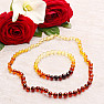 Amber necklace Rainbow multicolor extra II.