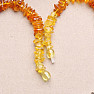 Amber necklace Rainbow multicolor extra chopped