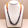 Amber necklace Rainbow multicolor extra chopped