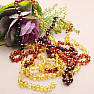 Amber necklace Rainbow multicolor extra I.