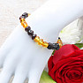 Amber bracelet in a combination of cherry and lemon colors