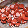 Jasper red heart-shaped pendant