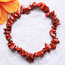 Jasper red chopped bracelet